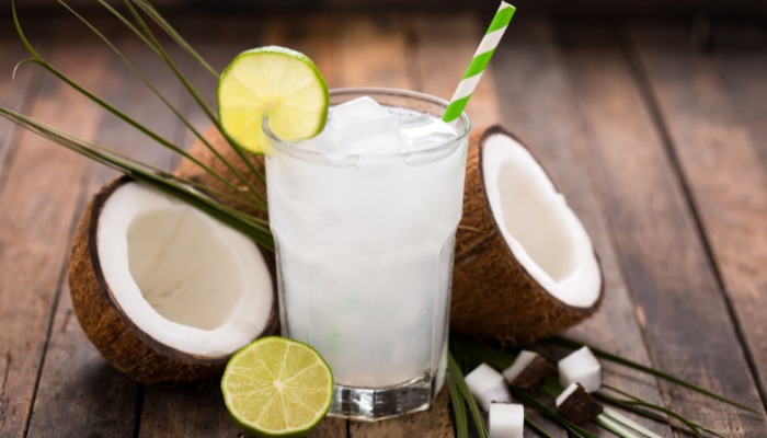 suco especial de coco